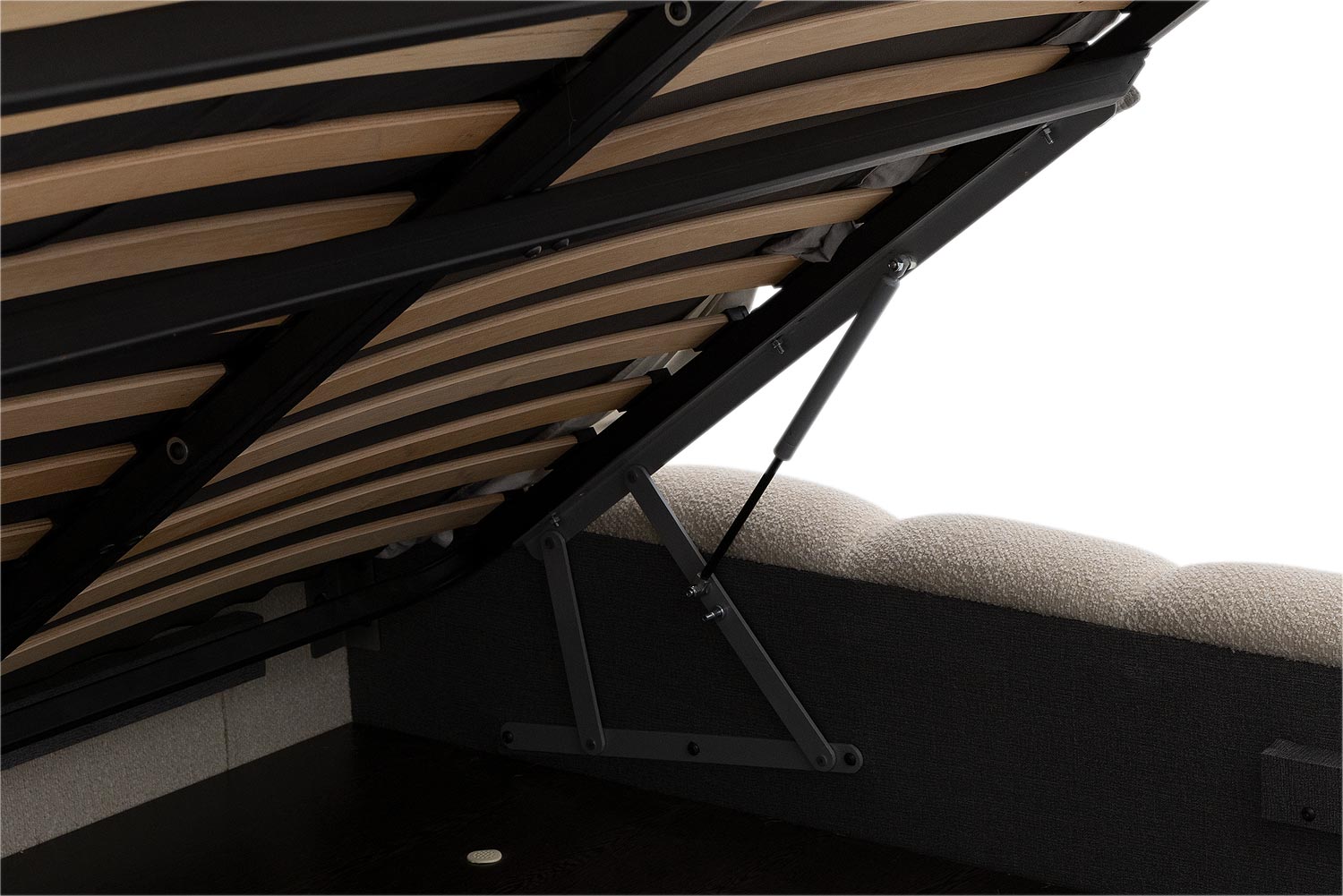 Gestoffeerd Bedframe Cloud Xl Storage