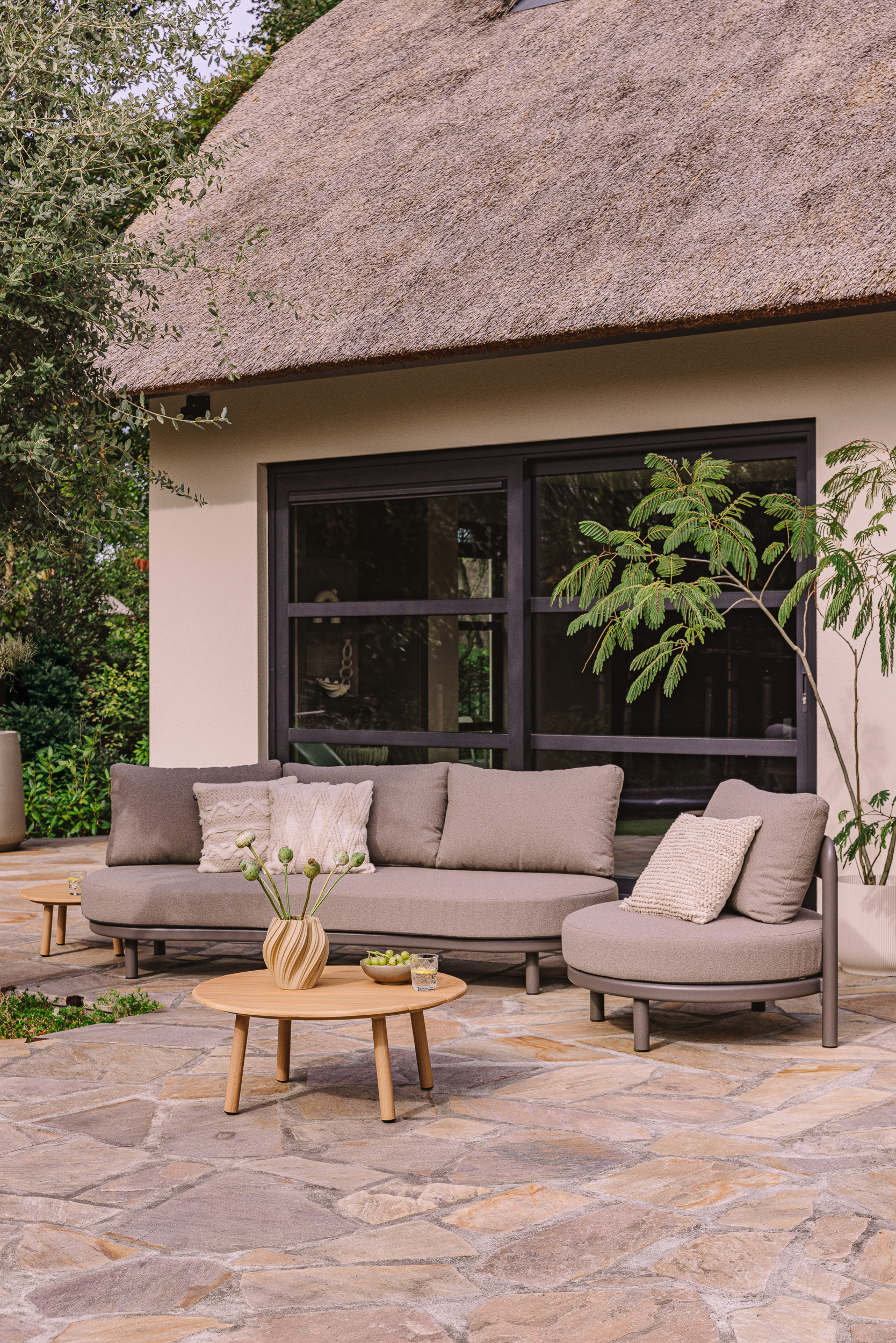 Comfortabel design voor buiten. Loungeset Catch of the Day