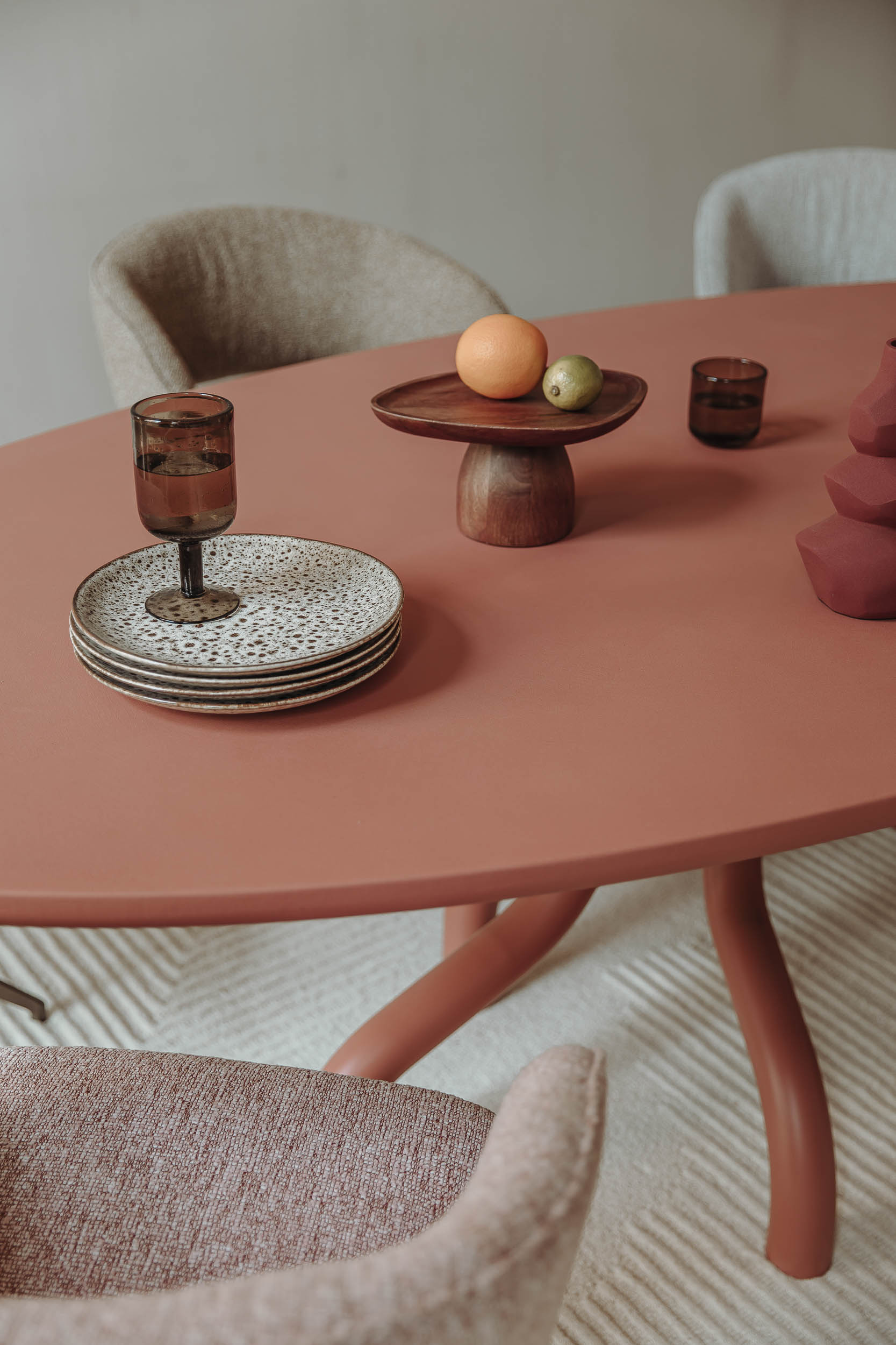 Organisch design met allure. Tafelserie Matera