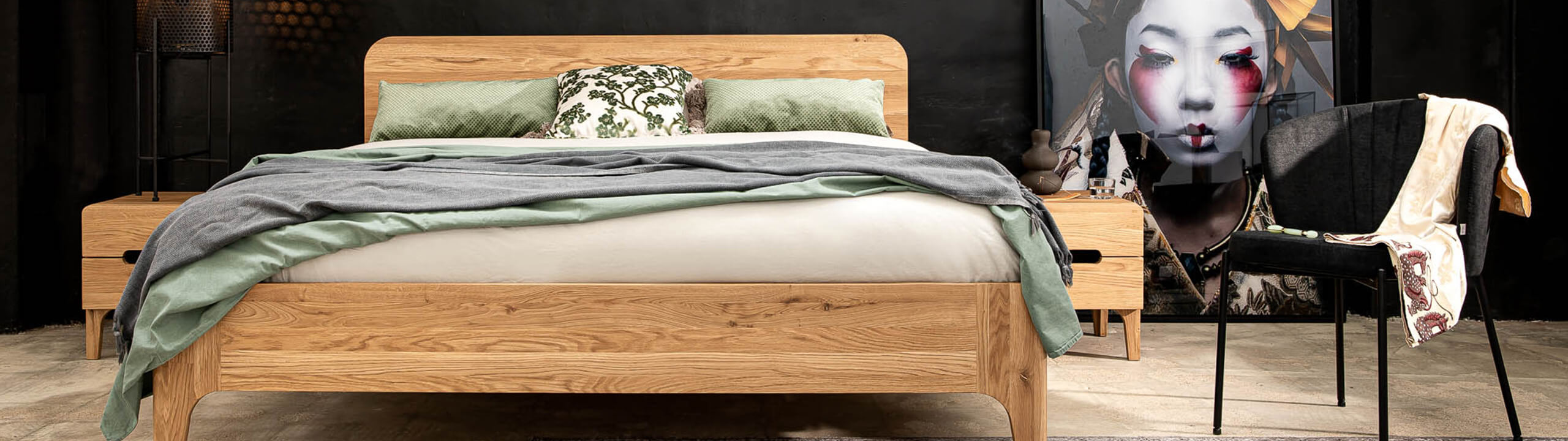 De slaapkamer in japandi stijl