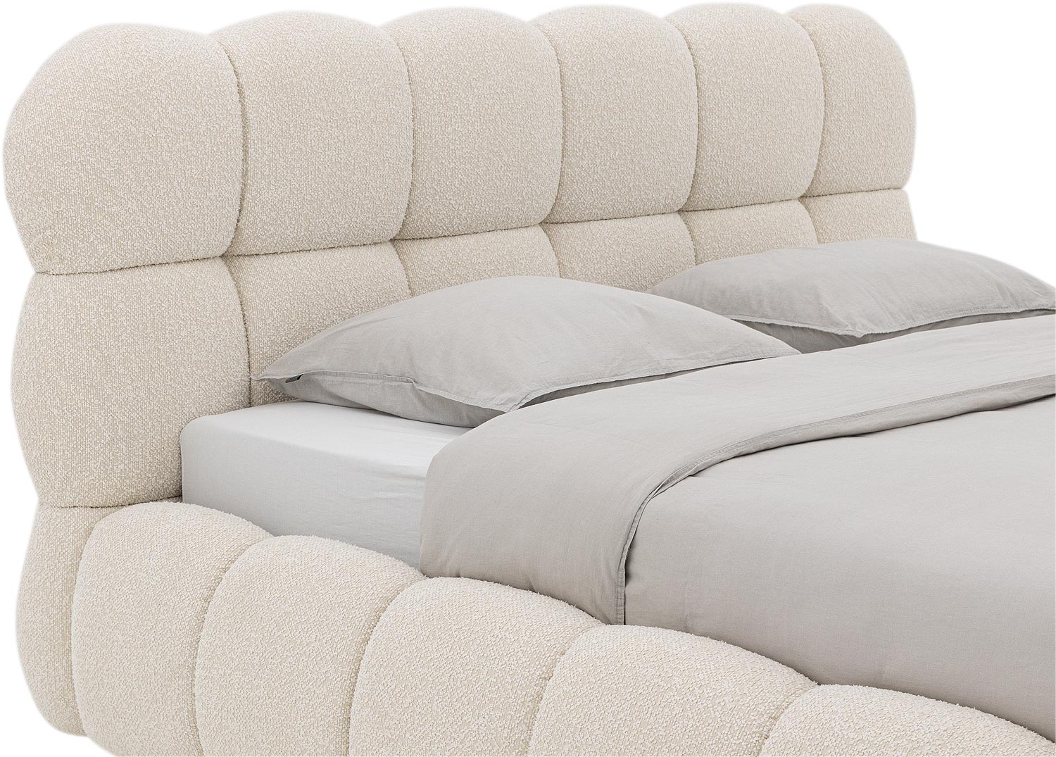 Gestoffeerd Bedframe Cloud Xl Storage
